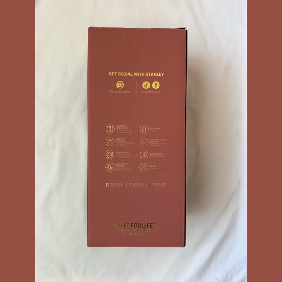 Stanley The Quencher H2.0 FlowState Tumbler 40 oz Copper Tinsel - NEW IN BOX - Picture 7 of 7